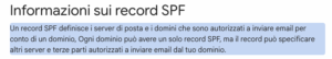 Istruzioni su cosa sono gli spf